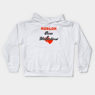 Roblox over valentine Kids Hoodie